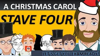 Stave Four Summary Quotes Context and Analysis for A Christmas Carol by Charles Dickens [upl. by Airan]