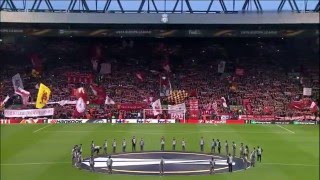 Youll Never Walk Alone Liverpool vs Dortmund 14th April 2016 [upl. by Zaslow]