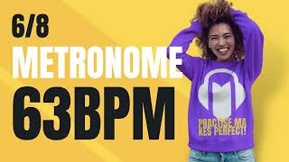 👉 68 METRONOME 63 BPM [upl. by Born]