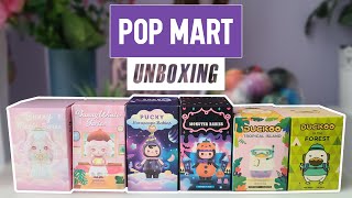 Popmart Unboxing Bunny Pucky and Duckoo 6 different series [upl. by Taryn]