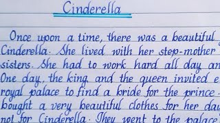 Story quotCinderellaquot writing  English writing  handwritingEnglish story story writingEng Teach [upl. by Ashton]