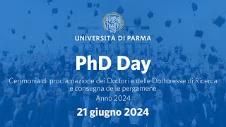 PhD Day  Auditorium Polifunzionale 21062024 [upl. by Marvella]