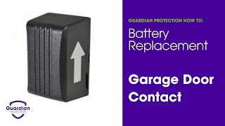 How to Replace the Battery for a Garage Door Tilt Sensor [upl. by Gerek]