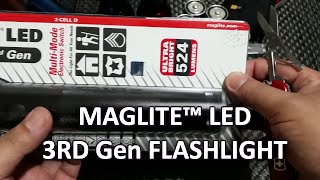 How Maglite ML300L Flashlight Functions [upl. by Anitac]