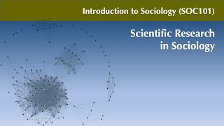 SOC101 Scientific Research in Sociology [upl. by Othelia]