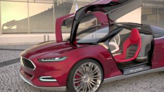 Ford EVOS Concept  Door Functionality [upl. by Gallager]