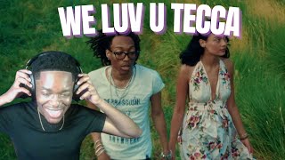 REACTING TO LIL TECCA  TASTE OFFICIAL MUSIC VIDEO [upl. by Noellyn826]