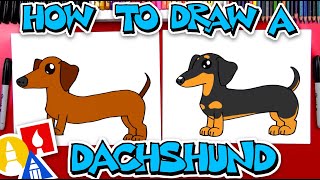 How To Draw A Dachshund [upl. by Nayr56]