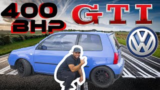 CRAZY 400BHP VW LUPO 18T ENGINE SWAP BUILT BY BADGER 5 [upl. by Quenby]