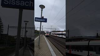 sbb cff ffs sbahn interregio stadlerflirt trainspotting schweiz schwitzerland shorts yt [upl. by Hakilam]