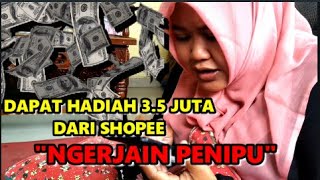 Mantan Karyawan Bank Nipu Penipu  Menang Undian Shopee 1212 [upl. by Rhu]