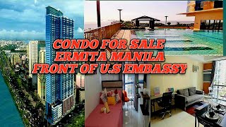 CONDO FOR SALE  ERMITA MANILA  FRONT OF US EMBASSY AND MANILA BAY  31 SQM [upl. by Lietman713]