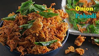 OnionPakodi ఉల్లిపాయ పకోడీ  గట్టి పకోడీ  Crispy Sweet Shop Style Onion Pakoda  Best onion Pakoda [upl. by Oirasor620]