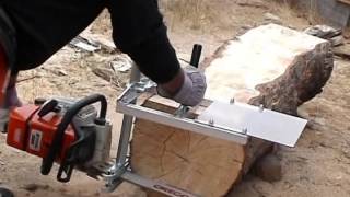 MKIII Small Log Mill and Mini Mill demo [upl. by Ruphina453]