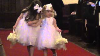 Melissa Wedding Flower GirlsRing Bearer Walking Down Aisle [upl. by Laurie]