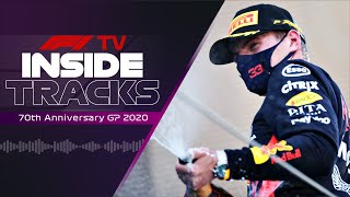 Verstappens Winning Move Inside Tracks  70th Anniversary Grand Prix [upl. by Albertina]