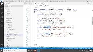 CakePHP 4 create model 6 [upl. by Amelina]