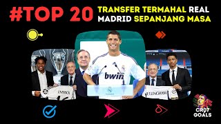 REKOR TRANSFER PEMAIN TERMAHAL REAL MADRID SEPANJANG MASA ⚽ [upl. by Atelahs433]