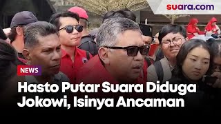 Hasto PDIP Putar Rekaman Suara Diduga Jokowi Isinya Ancaman Lewat Pengarahan Aparat Hukum [upl. by Bosson175]