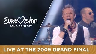 Brinck  Believe Again Denmark Live 2009 Eurovision Song Contest [upl. by Nnairrek]