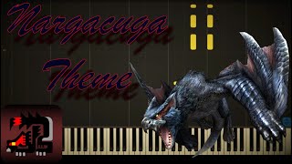 Nargacuga easy theme Synthesia [upl. by Ermina827]