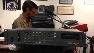 Ensoniq Mirage DMS8 demo [upl. by Noyad]