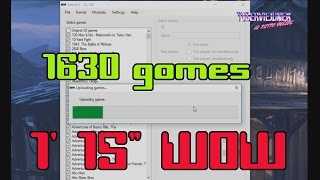 Testing hakchi2 214b speed uploading 1630 NES roms results 1 15quot WOW [upl. by Aihtennek]