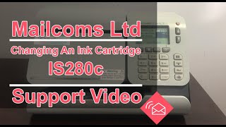 Changing the ink cartridge for a Neopost  Quadient IS280c Franking Machine [upl. by Carrick167]