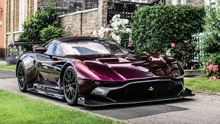 London Supercars June 2017 Vulcan Chiron LFA Vanquish Zagato TDF [upl. by Ettelohcin828]