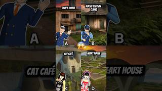 Which place would be the scariest if abandoned 😱 SAKURA School Simulator shorts tiktok trending [upl. by Adonis363]