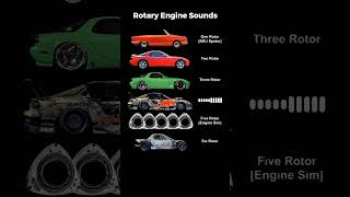 Different Rotary Engine Sounds rotaryengine [upl. by Adnilemre997]