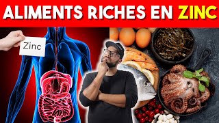 Top Aliments riches en Zinc et Comment faire le plein de zinc [upl. by Elvira]