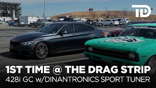 Drag Strip First time racing my 428i wDinantronic Sport Tuner [upl. by Amis]