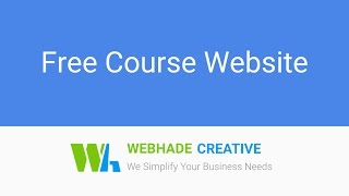 FREE COURSE Slicing Web Design  Plus Responsive [upl. by Cesaria]