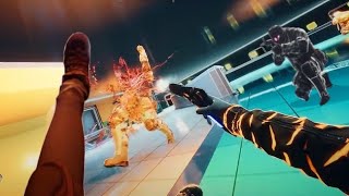 Severed Steel An Insane BulletTime FPS where Stunts Make You Bulletproof amp Levels Are Destructible [upl. by Nyre]