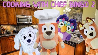 Bluey Plush Series  Cooking With Chef Bingo 2 [upl. by Brozak]