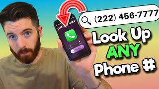 Look Up ANY Phone Number for FREE  Reverse Phone Number Lookup [upl. by Anilram]