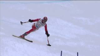 Andrzej Szczesny  Mens superG standing  Sochi 2014 Paralympic Winter Games [upl. by Iznyl]