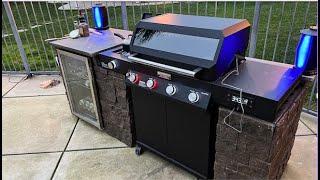 Outdoor Grilling Station  How To Build [upl. by Dnalyr]