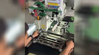 Tarmah Sewing Machine  GML BAO5H LASER INTELLIGENT POCKET WELTING MACHINE HORIZONTAL 5 [upl. by Hadwyn139]