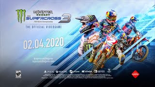 Monster Energy Supercross 3 The Official Video Game  Extended Trailer [upl. by Kleon860]