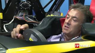 FP  Incontri Con Jean Alesi sul simulatore Dallara [upl. by Einama]