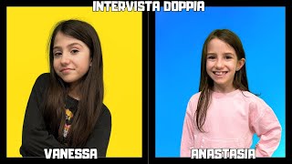 INTERVISTA DOPPIA SCOLASTICA A VANESSA E ANASTASIA 2024 vanessaeanastasia mammaromina [upl. by Aseuqram]