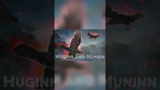 Huginn and Muninn The Ravens of Odin  Norse Mythology  See U in History shorts [upl. by Sykleb]