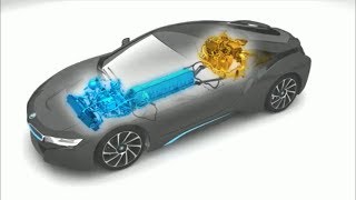 BMW i8 hybrid system in detail [upl. by Gresham535]