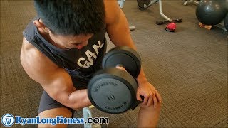 Tập Gì Mau Lên Chuột  Top 3 Bài Tập Tay Tạ Đơn Tốt Nhất  HLV Ryan Long Fitness [upl. by Shoshana281]