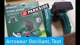 Arroseur Oscillant Parkside Présentation et Comparaison avec Gardena [upl. by Shimberg]