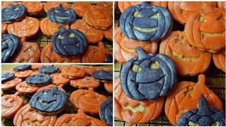 Pumpkin spiced cookies covered in Marzipan [upl. by Kapoor860]