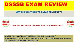 DSSSB EXAM REVIEW JJAREVIEW dsssbguru dsssbtyping dsssbexam JJA EXAM REVIEW JJAEXAMREVIEW [upl. by Ahsiekan371]