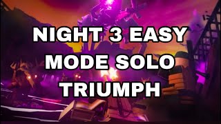 TDS NIGHT 3 SOLO EASY MODE TRIUMPH  Tower Defense Simulator [upl. by Bratton]